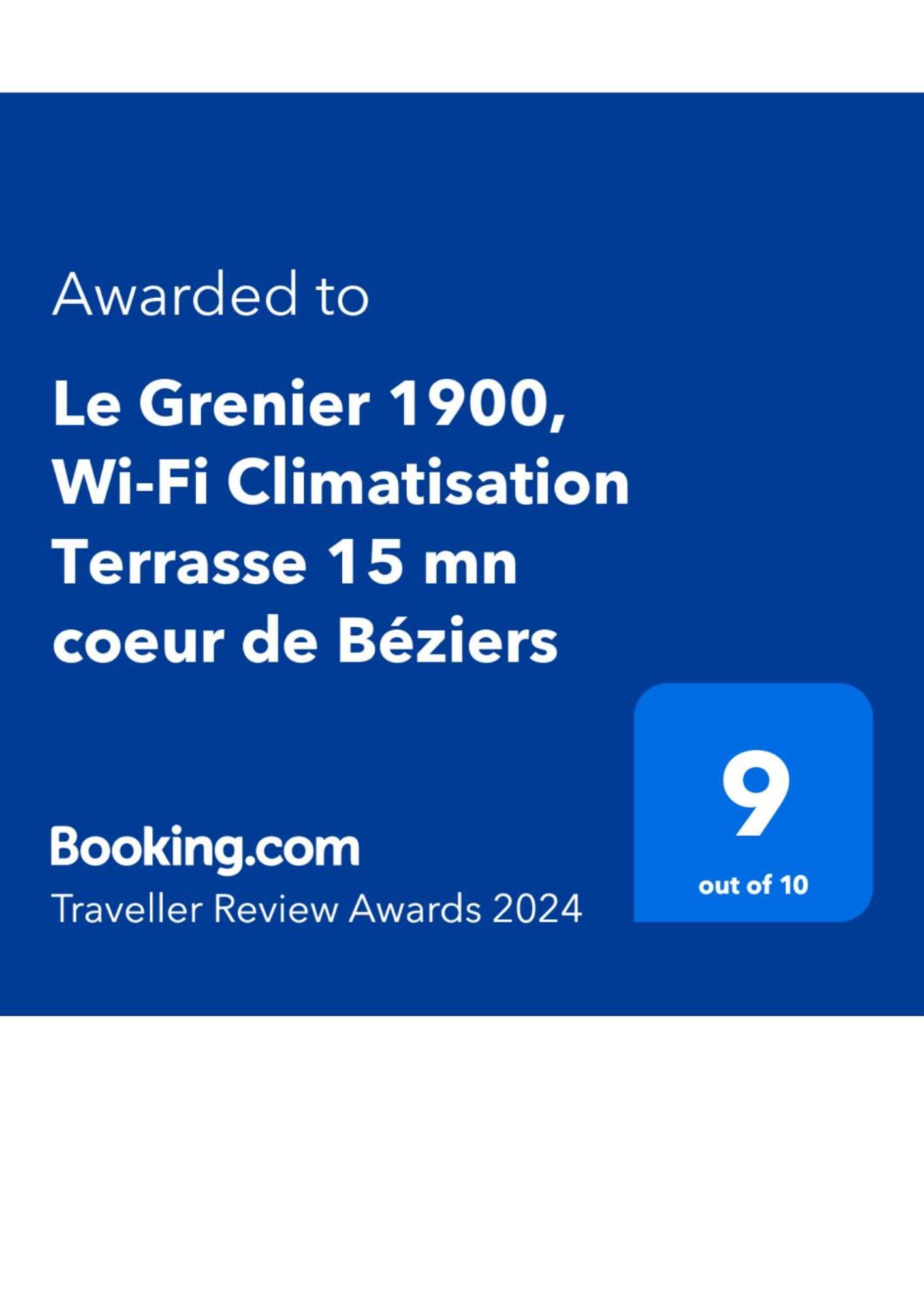 Le Grenier, Climatisation Terrasse Wi-Fi Netflix 15 Mn Coeur De Ville Безье Экстерьер фото